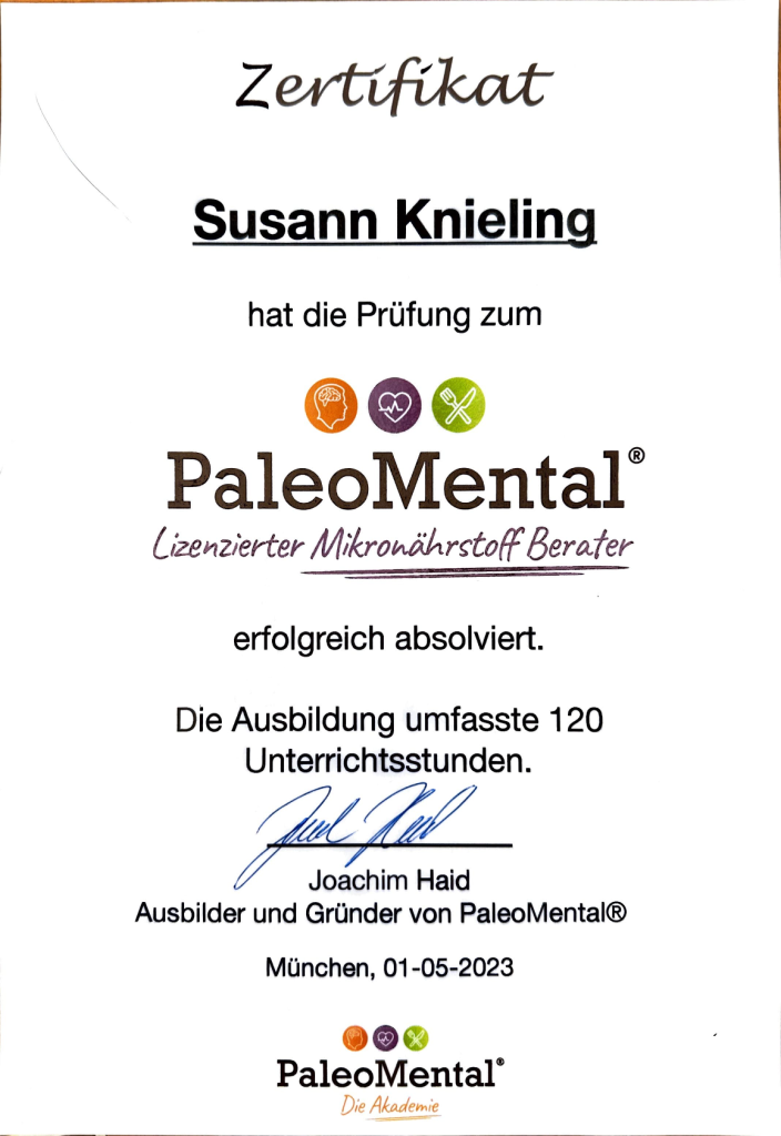 Mikronährstoff-Beraterin